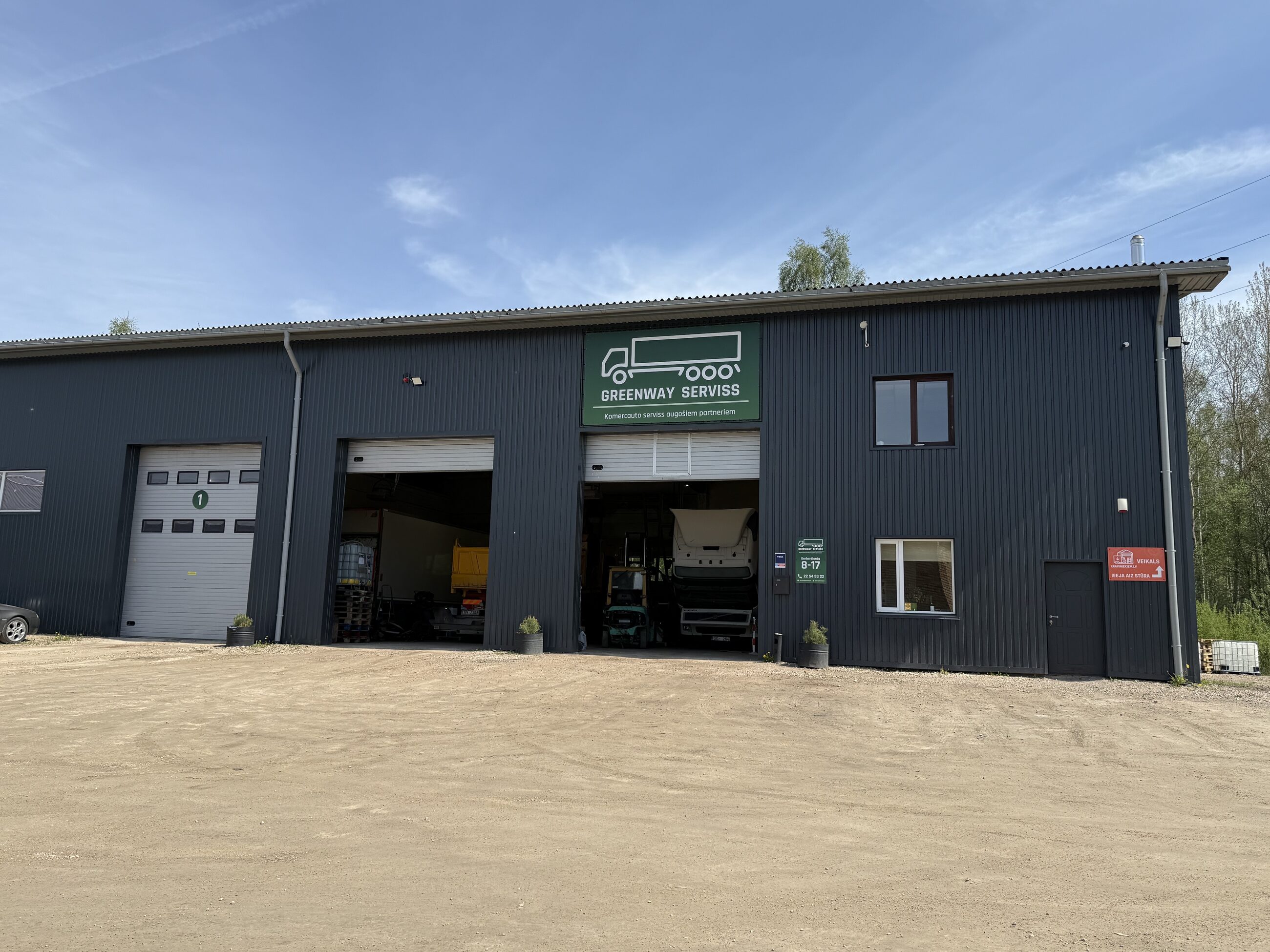 Greenway truck repair workshop